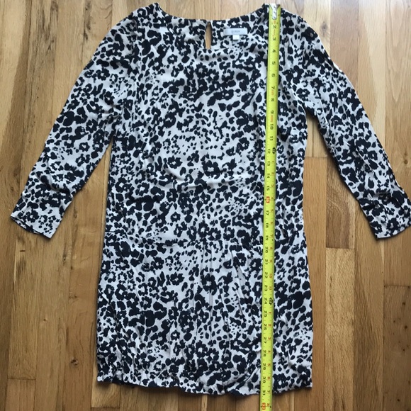 J. Crew • Snowcat Leopard Jules Dress 3/4 Sleeve - Picture 7 of 10